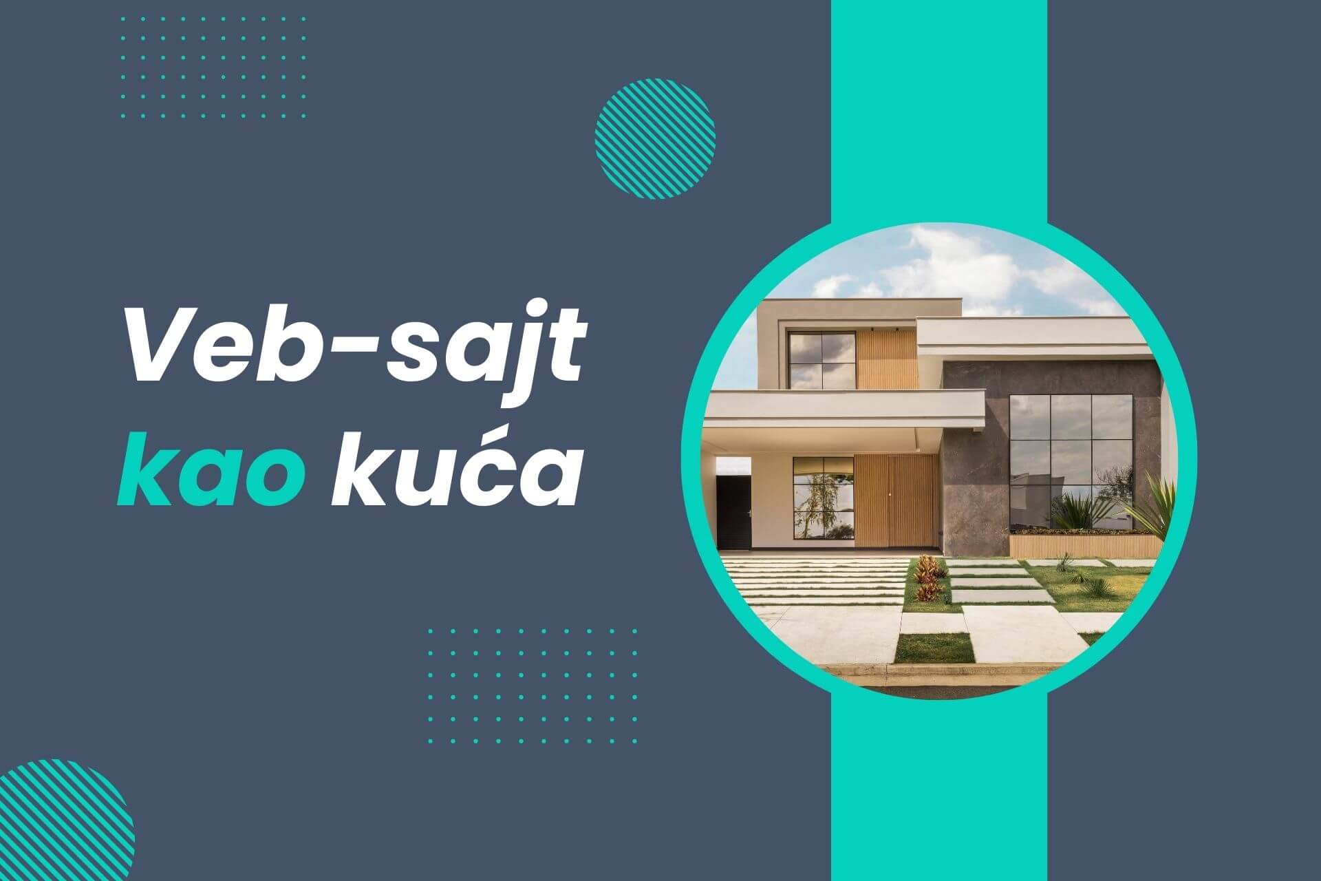 Izrada sajta je kao gradnja kuće